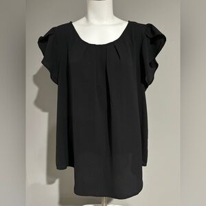 Le Rouge Women's Size 2X Black Top Length 26" New With Tags.
